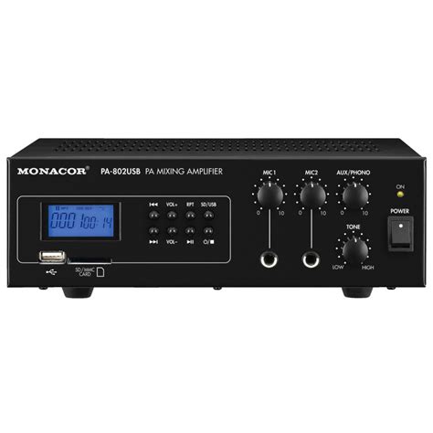 amplifier usb sd card slot